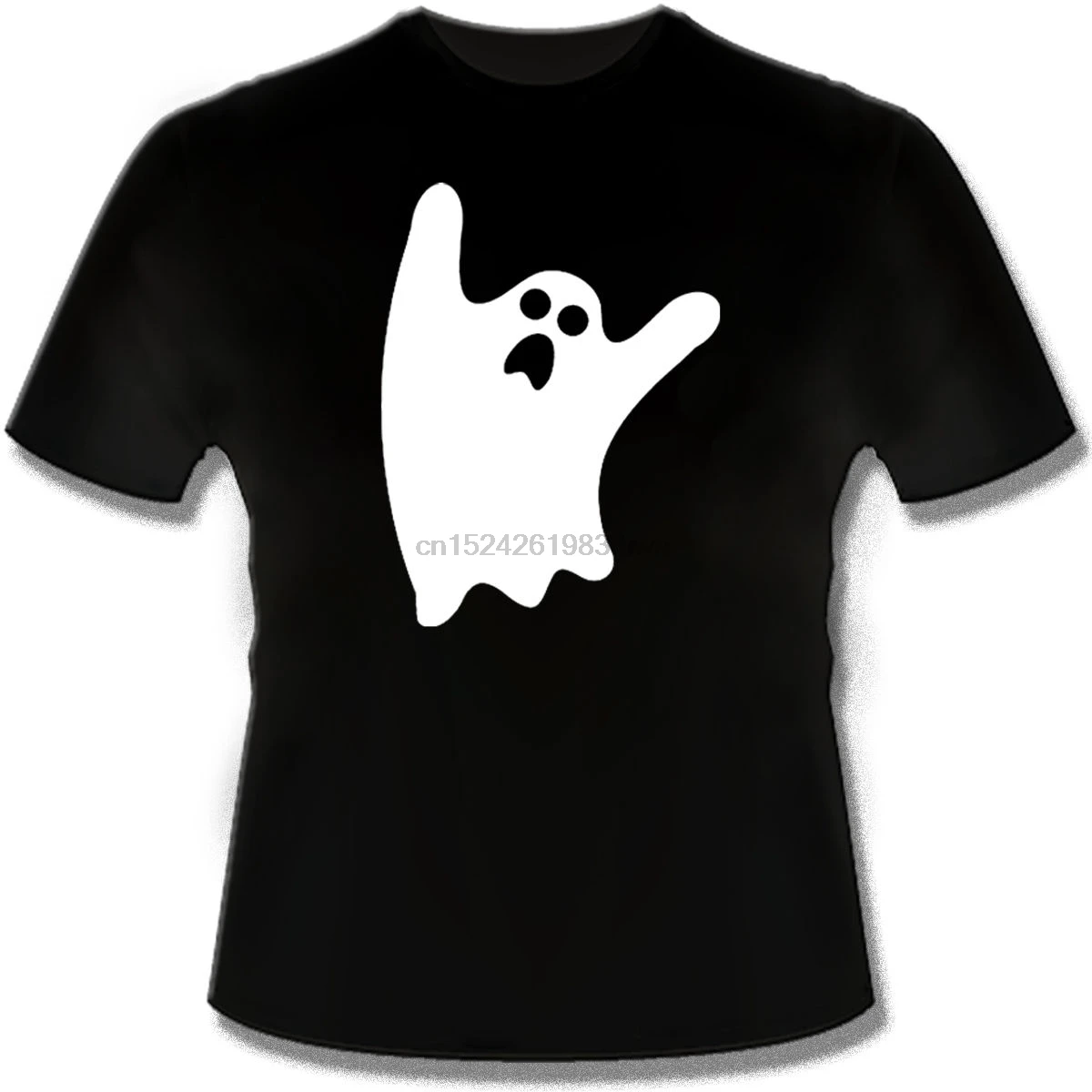 GLOW IN THE DARK Ghost Funny T Shirt Tshirt for Halloween costume spooky |