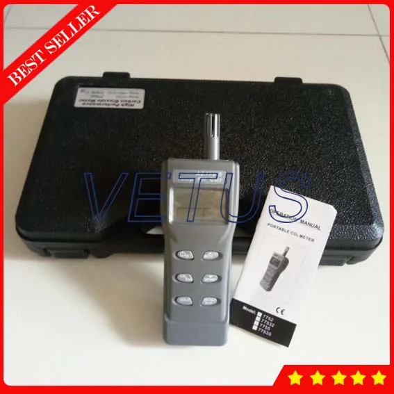 

AZ-77535 Multifunctional Carbon Dioxide Gas Detector CO2 Analyzer with Temp humidity dew point temperature tester meter