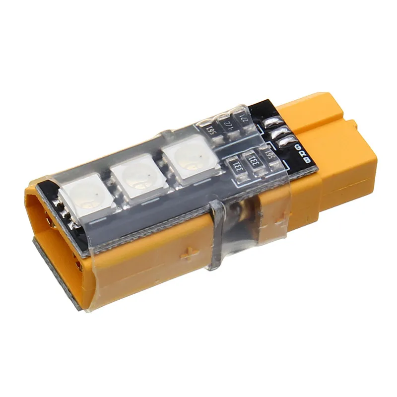

STRIX XT60 Plug RGB Colorful LED Light Tap Female Male Plug Connector Terminal For RC Models Multicopter DIY Part Accessories