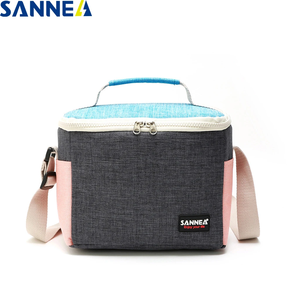 

SANNE 5L new ant pattern frosted polyester oxford thickened insulated ice pack portable shoulder strap PEVA inner ice pack