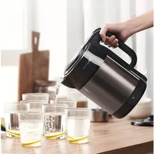 220 В л автоматический электрический чайник, чайник для кипящей воды, внутренний Электрический чайник из нержавеющей стали хорошего качества, вилка стандарта ЕС/Австралии/Великобритании/США