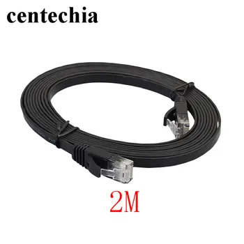 

Centechia 2M Ethernet Cable High Speed RJ45 CAT6 Flat Ethernet Network LAN Cable UTP Patch Router Computer Cables