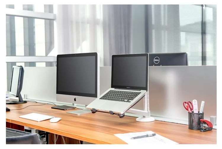 OA-1 алюминиевый сплав Регулируемая по высоте подставка для ноутбука Универсальный вращающийся Эргономичный ноутбук для Macbook 10-15 дюймов ноутбук