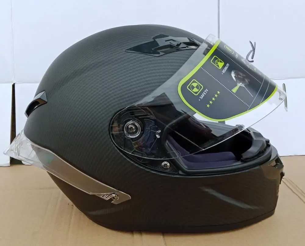 Полнолицевая Каско Capacete гоночный мотоциклетный шлем Kask горные DOT ECE 22 утвержден 2D замок с спойлером моторчик шлем - Цвет: 8