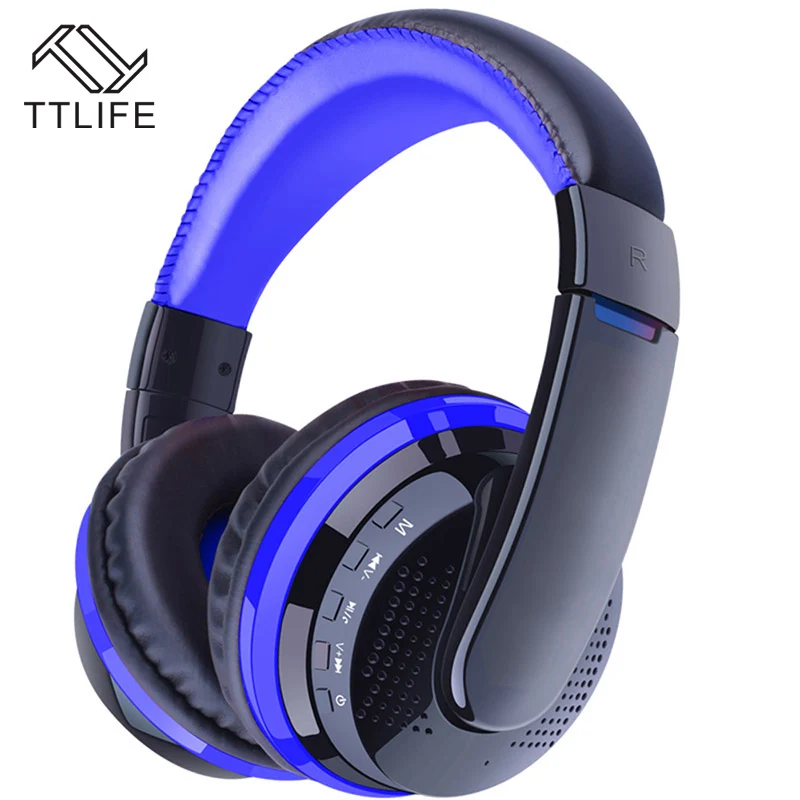 TTLIFE Brand MX666 Bluetooth Headphones Stereo HIFI Wireless Earphones