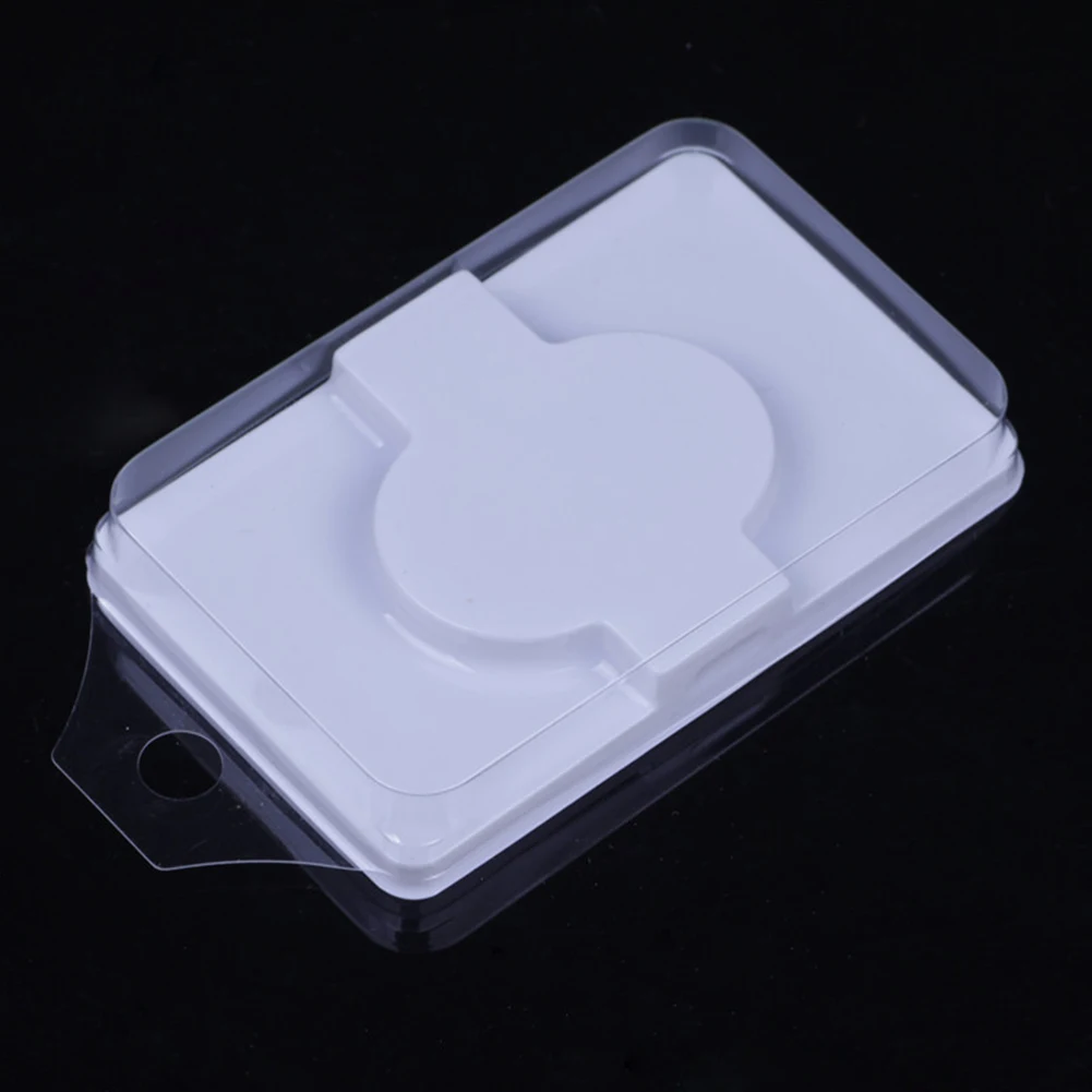 

50 pc/pack False Eyelashes face shape lash trays Packing Box Transparent Cover One Pair Soft Individual Eyelash Pad Lash Tool