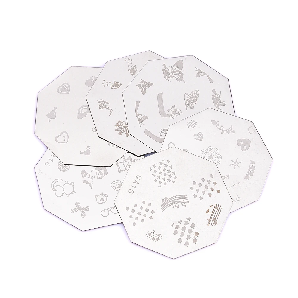 Günstige 1 Satz Professionelle Nail art DIY Muster drucken maniküre maschinen stempel Stempel werkzeug set Nagel Werkzeuge Farbe Zeichnung Polnischen Nail Drucker