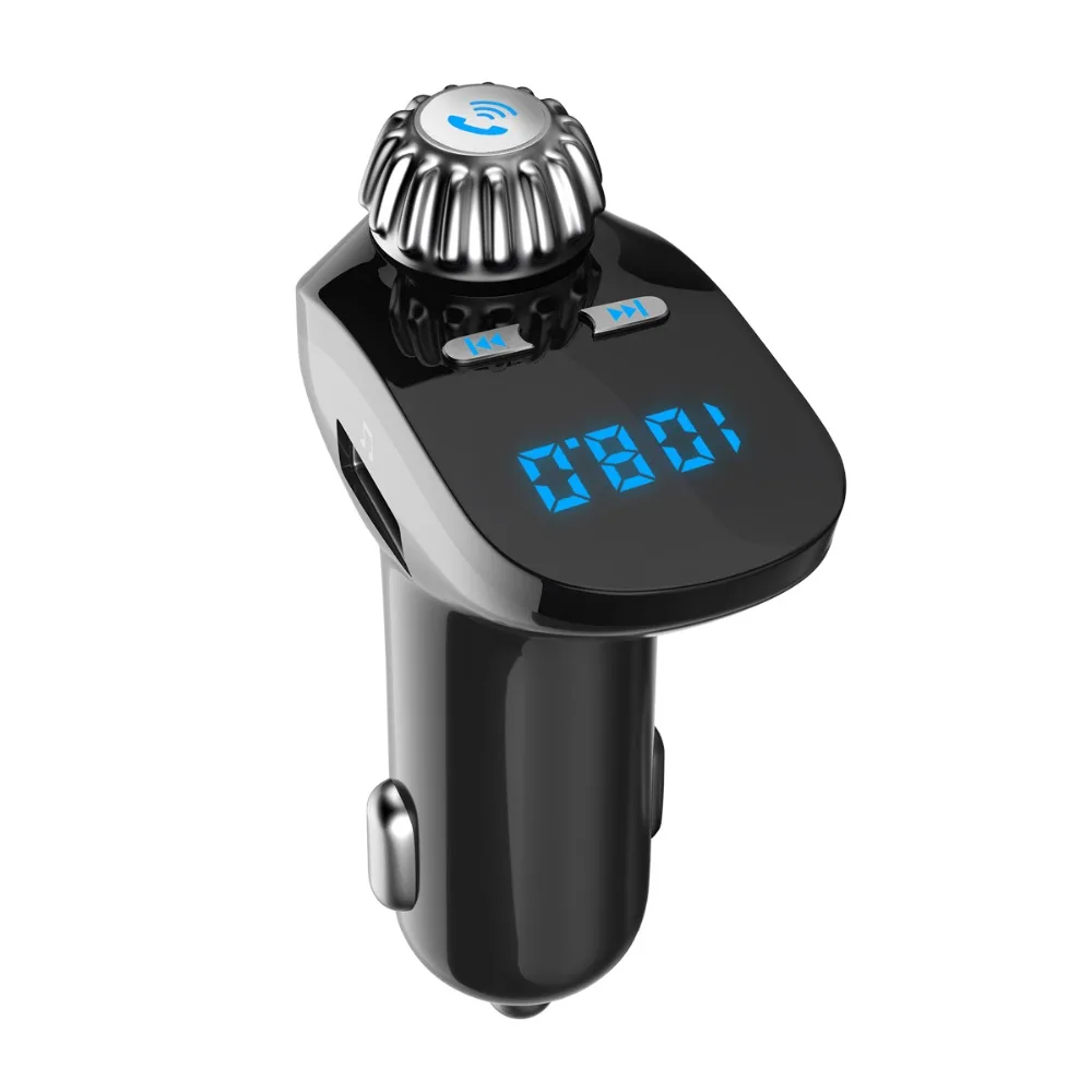 

Handsfree FM Transmitter Bluetooth Car Kit Audio Car Mp3 Player Wireless FM Modulator Dual USB 5V 3.1A Car Charger