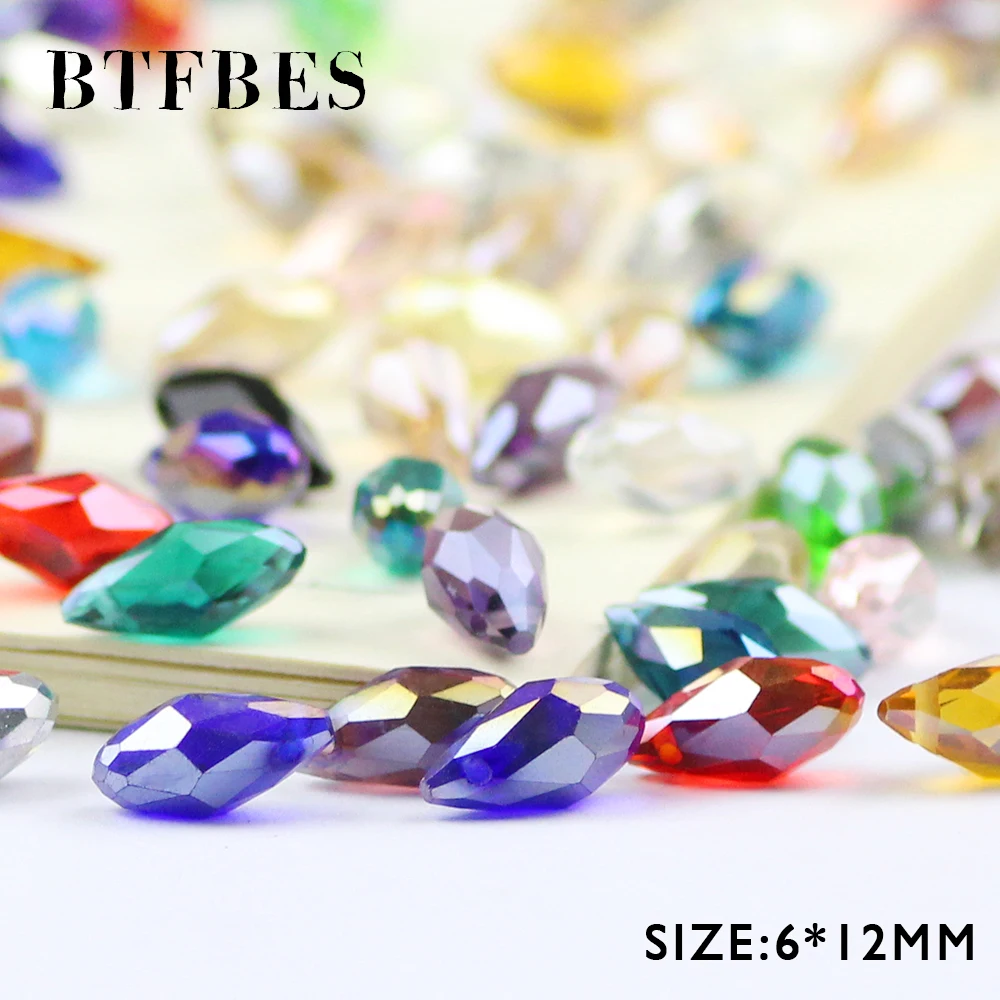 Heart Crystal Glass Bead Champagne Faceted 15mm DIY Jewelry Making 14 pcs
