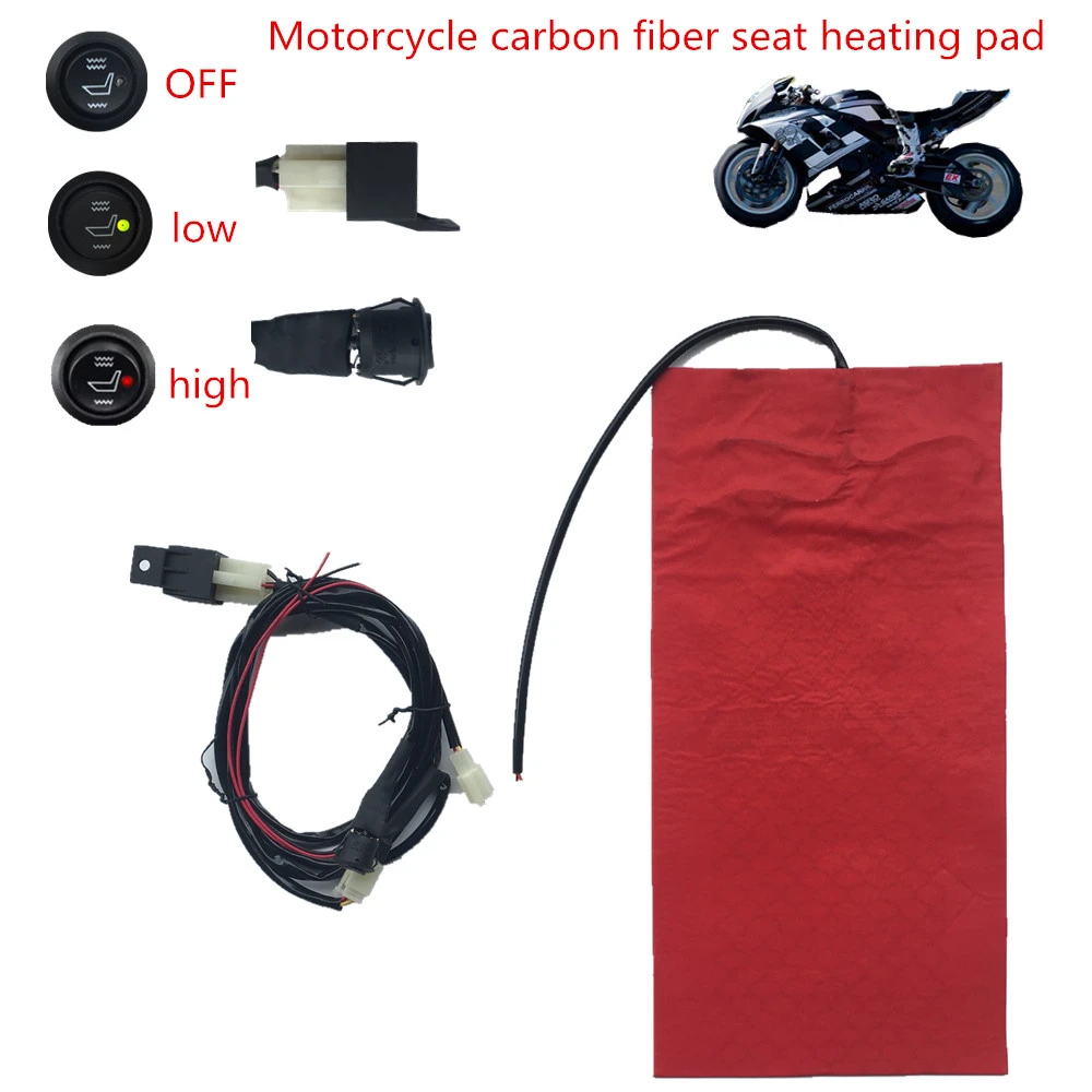 Universal 12v Motorcycle Carbon Fiber Waterproof Seat Heating Pad Heater Round Switch High And Low Atv Utv E Bike Atv Heated Seat Cover Can Covercushion Seat Pad Aliexpress Universal 12v Motorcycle Carbon Fiber Waterproof Seat Heating Pad Heater Round Switch High And Low Atv Utv E Bike Atv Heated Seat Cover Can Covercushion Seat Pad Aliexpress