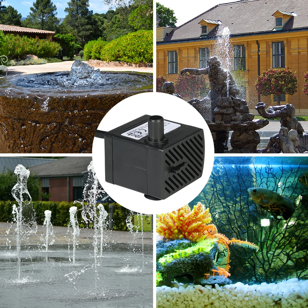 Tabletop Fountains Submersible Water Pump for Aquarium Pond Water