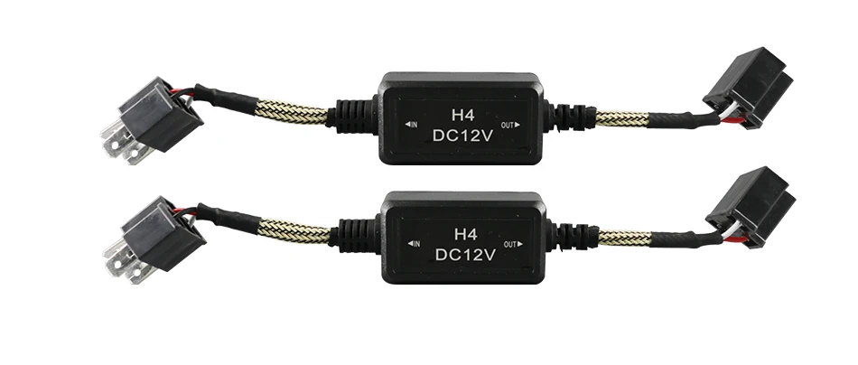 6 hlxg HB3 HB4 H4 H8 H11 H3 H1 H7 LED Headlight Decoder CANBUS EMC Canceller Capacitor Anti-flicker Error Free Auto Accessories