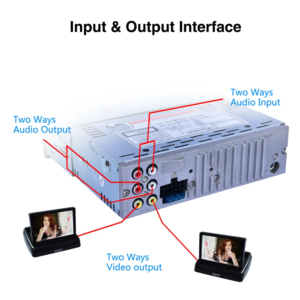 DVD FM USB AUX адаптер беспроводной приемник Bluetooth TFCard Морской Радио Bluetooth Hands-free пульт дистанционного управления EQ звуковой эффект