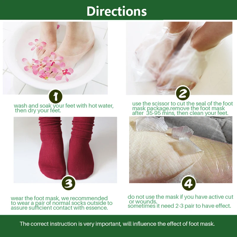 Носки отшелушивающие увлажняющие для ног 12 шт. = 6 упаковок|feet care tool|care toolfeet |