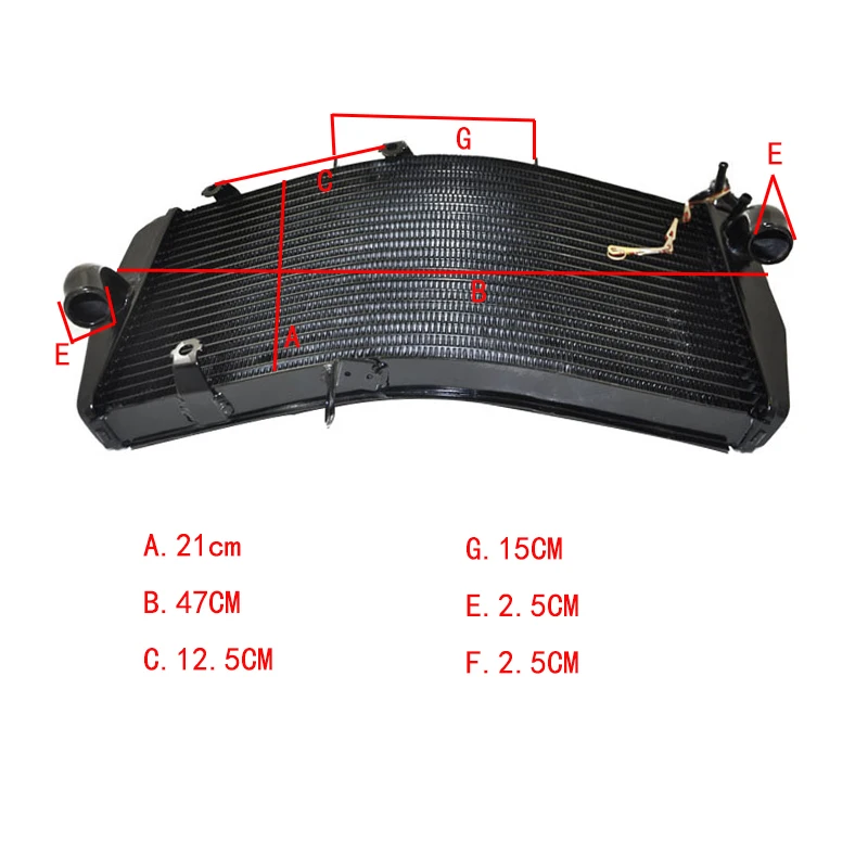 Радиатор мотоцикла для Honda CBR954 CBR954RR CBR 954 RR 2002 2003 CBR900 CBR900RR CBR900 RR