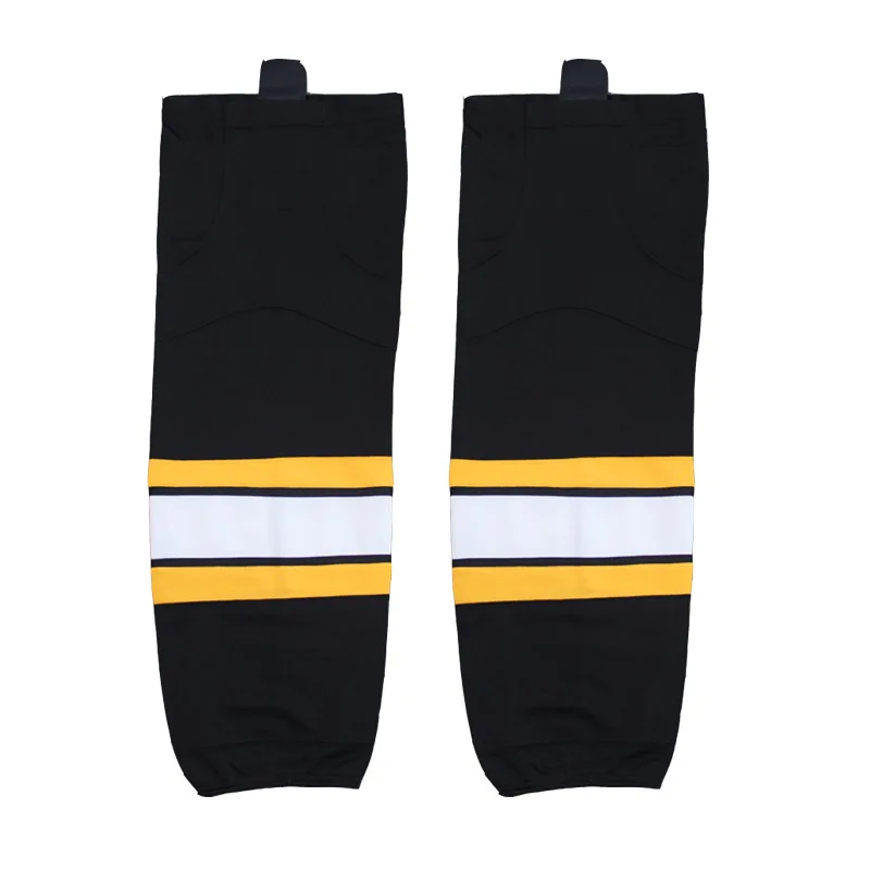 

Free shipping Ice Hockey Equipment Socks Team Sport Support Hosiery Adult Hockey Sock Ice Hockey Socks W014 BLACK