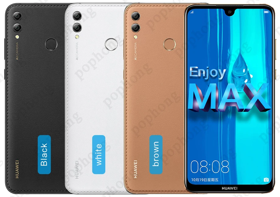 Официальная ПЗУ huawei Enjoy MAX Y MAX смартфон 7,12 дюймов Snapdragon 660 Восьмиядерный Android 8,1 отпечаток пальца 5000 мАч