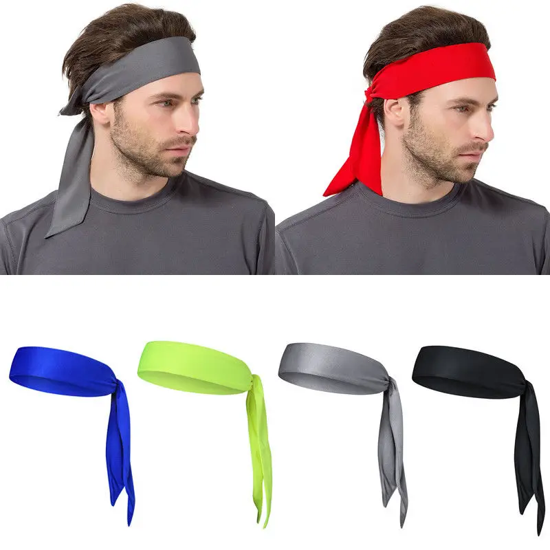 Outdoor Sweatband Sports Running Basketball Head Tie Tennis Headband Wrap Grand 
