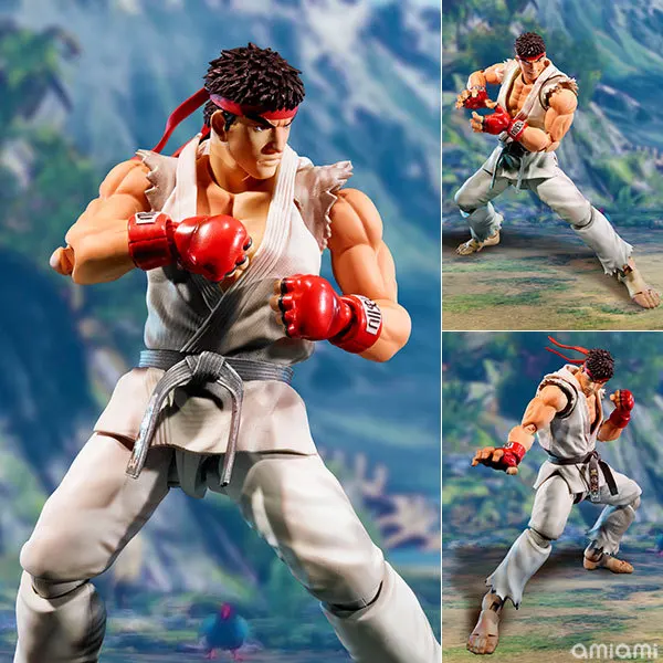 

Hot Selling 18CM PVC Street Fighter Ryu Chun Li Action Figure Movable Joints Furnishing Articles Model Holiday Gifts Ornament