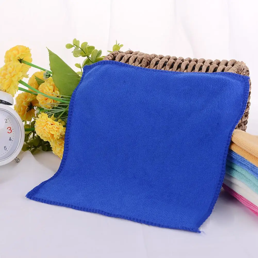 1 Pcs Microfibre Wash Towel Duster 22*22cm Soft Microfiber Face Hair Towel Clean Car Cloths Cleaning Auto Detailing Soft Cloths