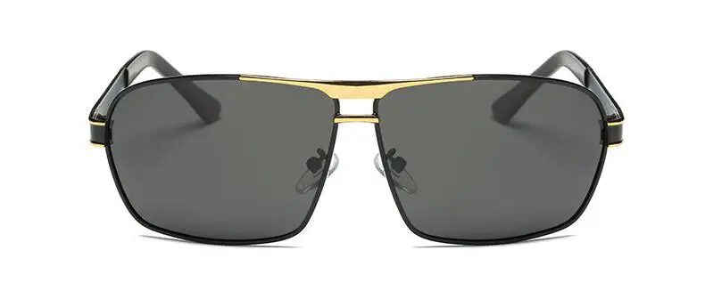 BENZEN прямоугольные солнцезащитные очки Для Мужчин Поляризованные мужские солнцезащитные очки для женщин для вождения, зеркальные очки-авиаторы, оттенки черный чехол 9226