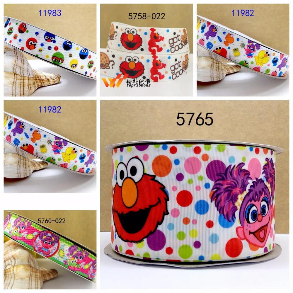 50 ярдов в размер мультфильм ленты напечатанные grosgrain ленты 25765