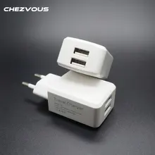 Adaptador de cargador de pared eu 5v2. 4a enchufe cargador usb para el iphone samsung lg htc sony xiaomi red universal de teléfono móvil cargadores