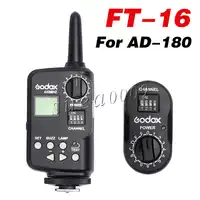 Godox FT-16 FT16 16 Channel WITSTRO Wireless Power Controller Trigger for AD-180 Flash + Free Shipping