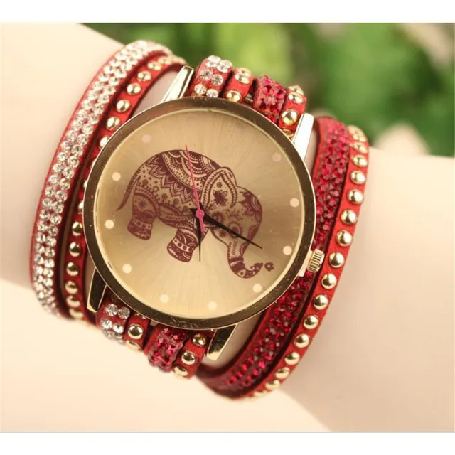 Aimecor Fashion Women Bracelet Watch Ladies Watches Elephant Pattern Round Case Aimecor Fashion Women Bracelet Watch Ladies Watches Elephant Pattern Round Case