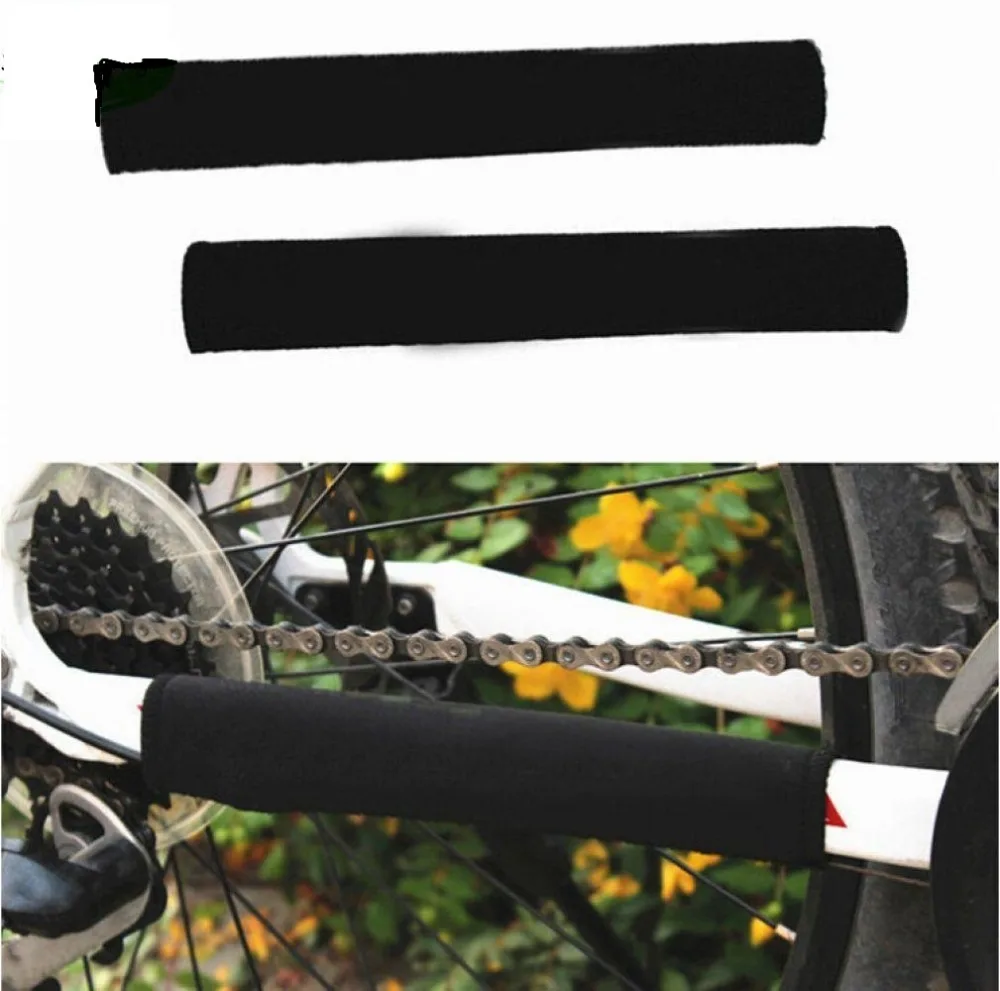 Flash Deal Brand Durable Cycling Chain Stay Chainstay Bike Bicycle Guard Cover Frame Black Protector 0