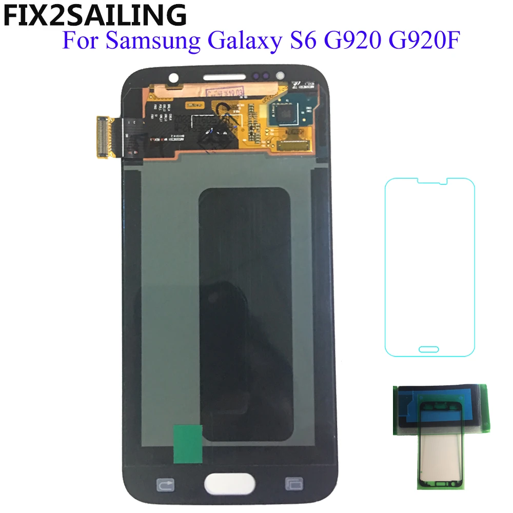 Супер AMOLED LCDS для Samsung GALAXY S6 G920 G920F ЖК-дисплей кодирующий преобразователь