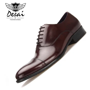 

New Arrival Luxury Brand Shoes Men Business Dress Genuine Leather Men's Formal Shoes British Style Cow Leather Shoes for Man
