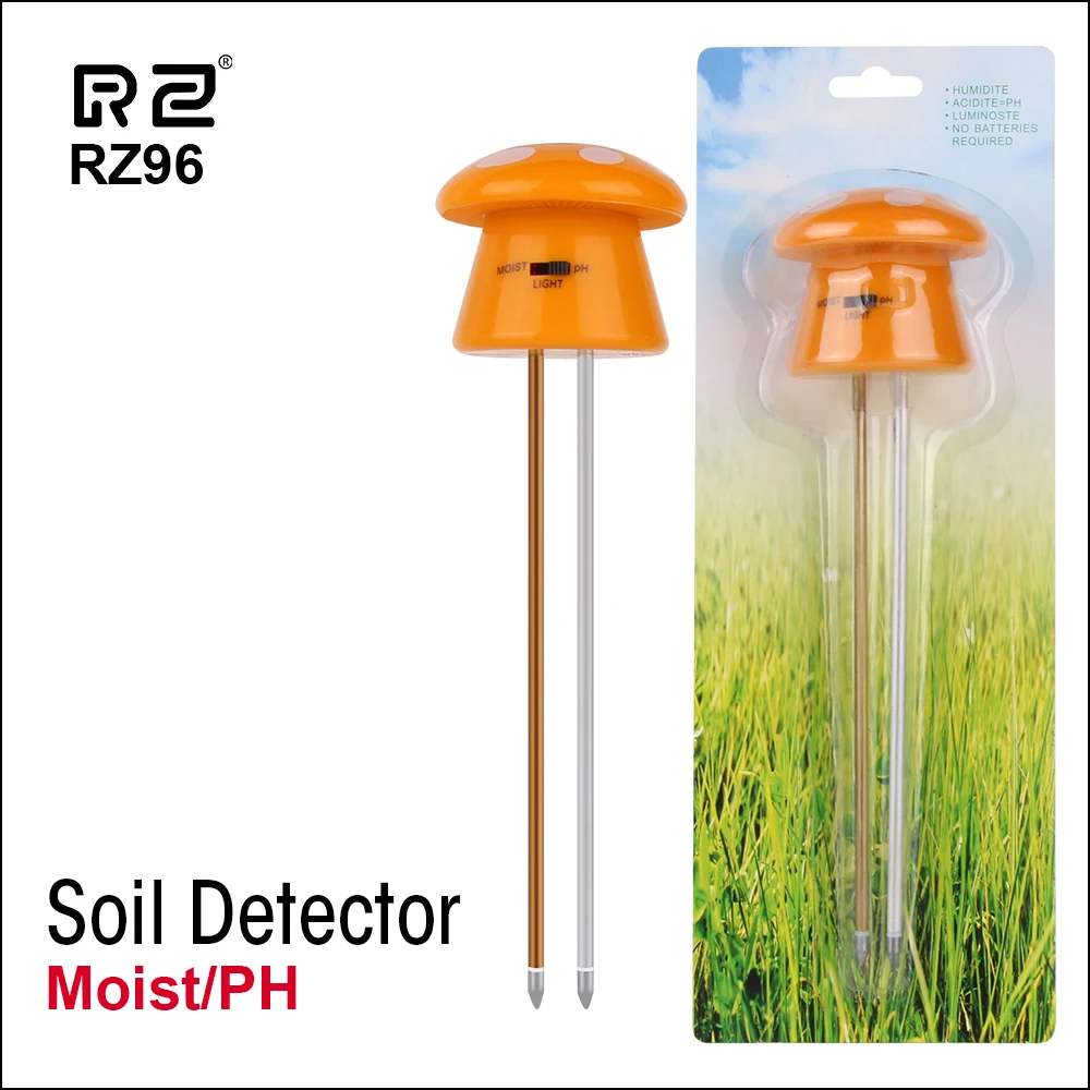 RZ мини почвенный PH Измеритель влажности почвы гигрометр садоводство растение фермерство тестер влажности