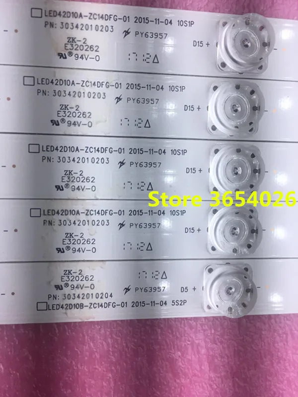 5 шт./лот для HAIER LE42AL88R81A2 ТВ подсветка LED42D10A-ZC14DFG-01 30342010203