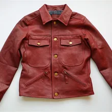 Прочитайте описание! Азиатский размер Мужская замша пальто мужские из овечьей кожи винтажные rider jacket