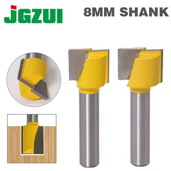 

1pc 8mm Cleaning bottom Engraving Bit solid carbide router bit Woodworking Tools CNC milling cutter endmill for wood