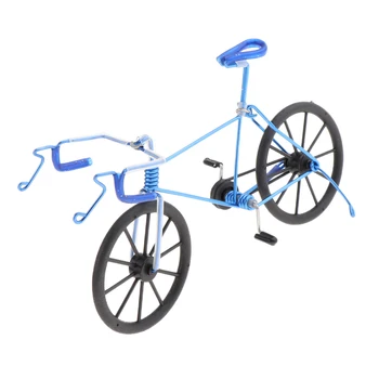 

1:10 Metal Diecast Racing Bicycle Model Desk Figurine Home Decor Blue
