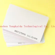 1000 шт./лот 125 кГц ISO18000-2 TK4100 EM4100 пустой ПВХ em rfid карты