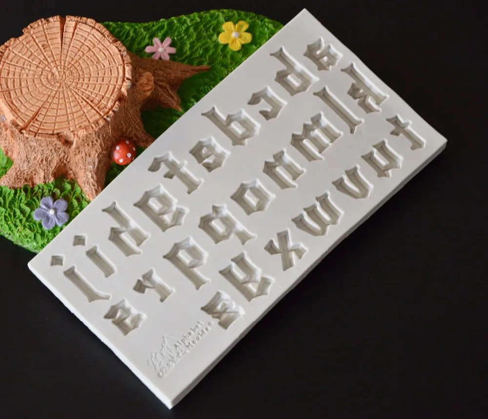 Buy New Silicone Alphabet Letter Trays Chocolate Mold