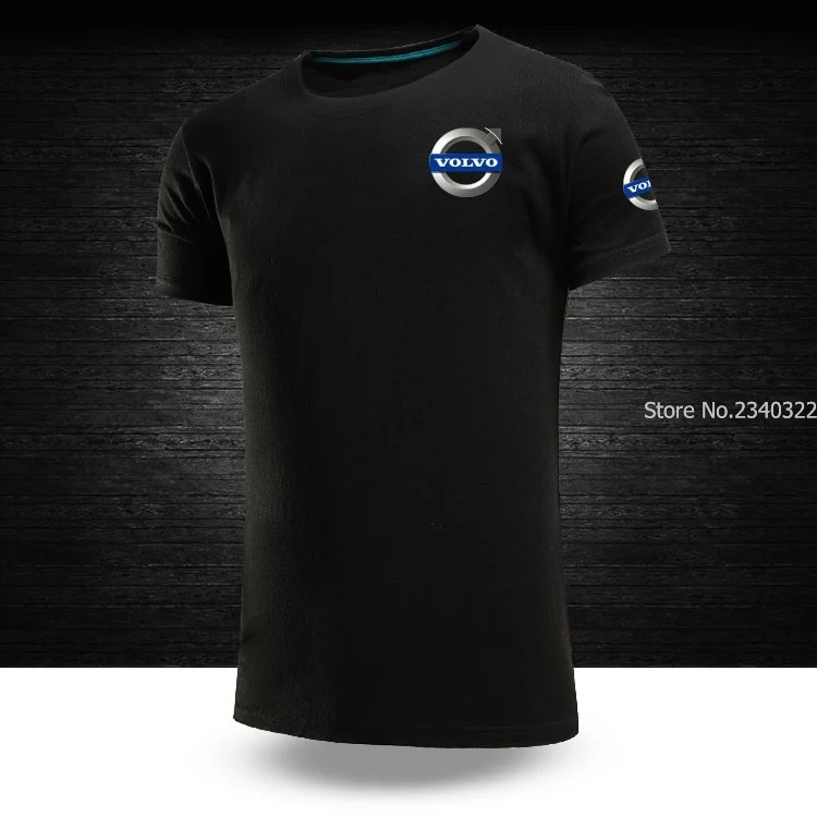 

short Sleeve S-XXXL Woman Mens Volvo T-shirt Summer solid colour Tshirts Men Clothes T shirts