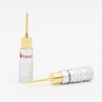 

Nakamichi 2mm Pin Speaker Banana Plug Adapter Wire Gold Plated audio cable