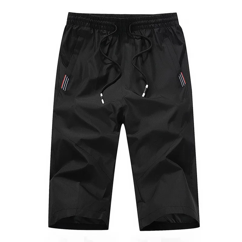 

Summer Fashion Men's Shotrs Cotton Polyester Outdoor Fast-drying Slim Recreational Sports Capri Beach Shorts z0220