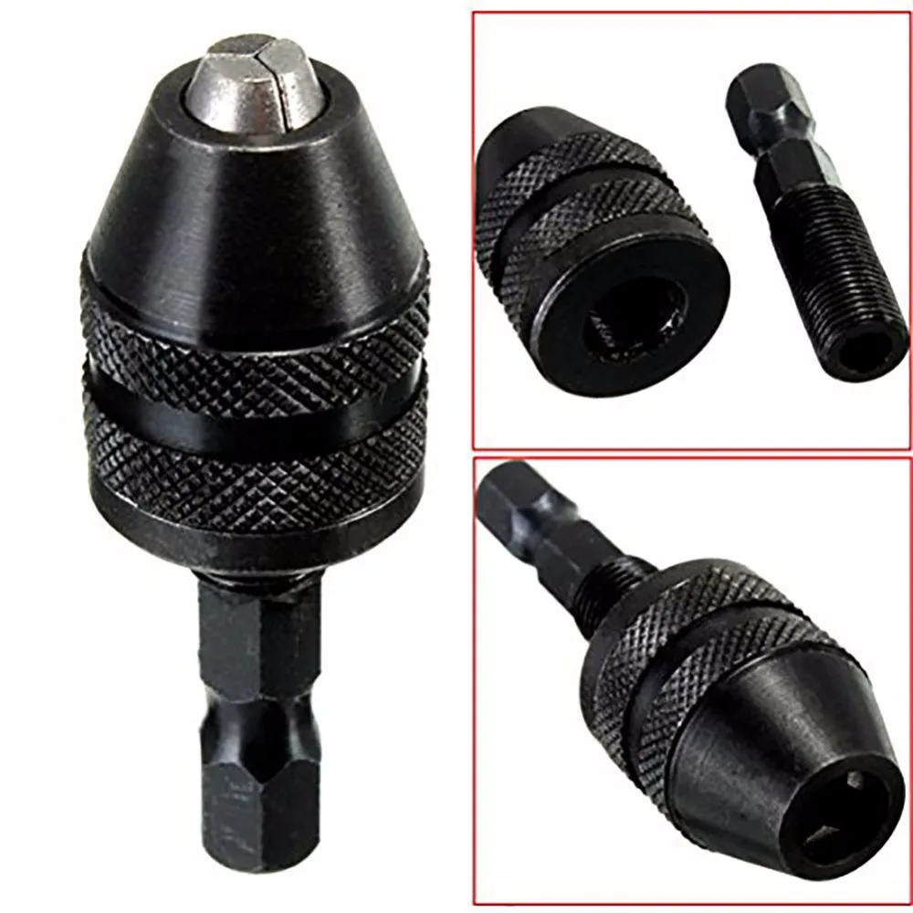 0.5 3.6mm Drill Chuck 1/4" Keyless Drill Bit Chuck 6mm Hex Shank