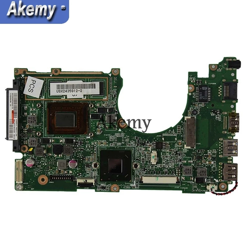 Akemy X202E محمول اللوحة الأم ل ASUS X202E X201E S200E X201EP اختبار اللوحة الأصلية 4G RAM I3-3217u وحدة المعالجة المركزية