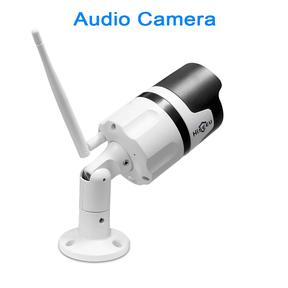 1080P 4CH Беспроводная NVR система видеонаблюдения Аудио wifi 2.0MP Наружная