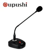 Oupushi PA системная настольная пейджинговый микрофон Consender Conference Gooseneck проводной микрофон с динамиком, усилитель