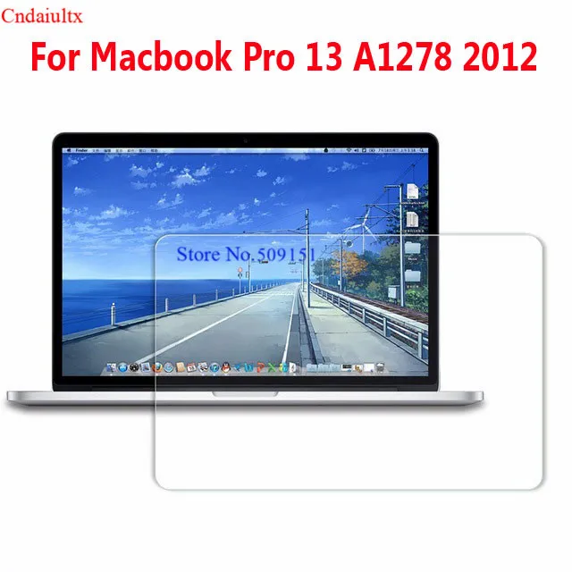 

For Apple Macbook Pro 13 13.3'' A1278 2012 CD-RAM Glass Screen Protector Transparent Toughened Protective Tempered Glass Film