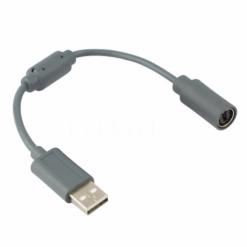100PCS-Best-20cm-USB-Extension-Cable-to-PC-Converter-Adapter-Cord-For-Microsoft-Xbox-360-Wired