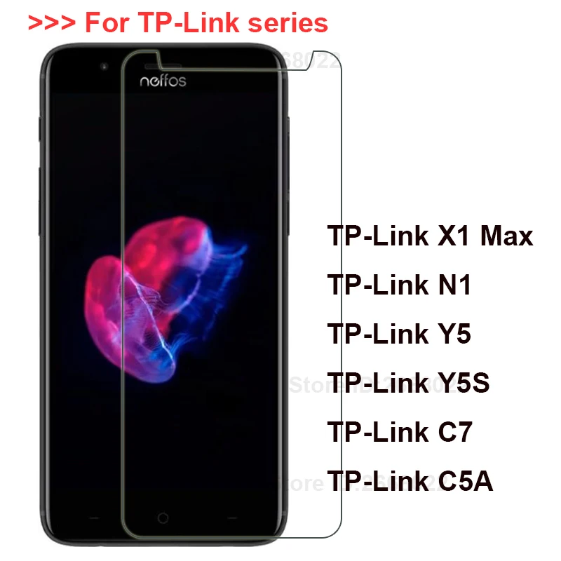 Tp-link Neffos X1 ماكس الزجاج المقسى Tp-link Neffos X1 لايت واقي للشاشة طبقة رقيقة واقية على Tp-link neffos C7 N1 Y5 Y5S C5A