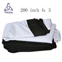 Thinyou Factory supply 200inch 4:3 Movie Foldable HD projection projector screen with Canvas material optional